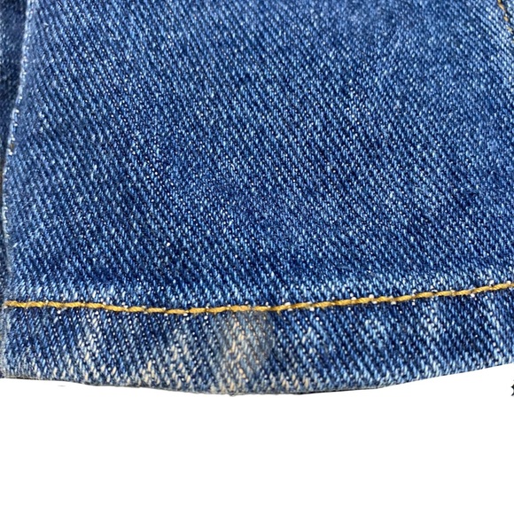 Brandy Melville Snap Front Denim Mini Skirt - Picture 6 of 7